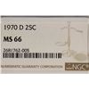 Image 3 : 1970-D WASHINGTON QUARTER NGC MS66