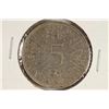Image 1 : 1951-D GERMAN SILVER 5 MARKS .2250 OZ. ASW
