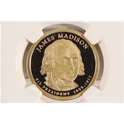 2007-S JAMES MADISON DOLLAR NGC PF69 ULTRA CAMEO