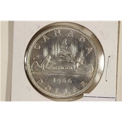 1966 CANADA SILVER DOLLAR UNC