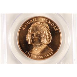 2010 ABIGAIL FILLMORE MEDAL PCGS MS68RD