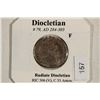 Image 3 : 284-305 A.D. DIOCLETIAN ANCIENT COIN (FINE)