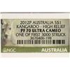 Image 3 : 2012-P AUSTRALIA SILVER DOLLAR KANGAROO