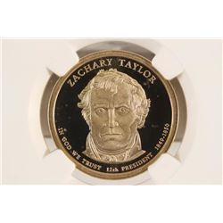 2009-S ZACHARY TAYLOR DOLLAR NGC PF70 ULTRA CAMEO