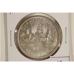 1965 CANADA SILVER DOLLAR UNC
