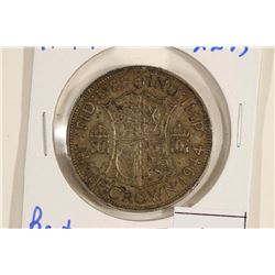 1944 GREAT BRITAIN SILVER HALF CROWN .2273 OZ. ASW