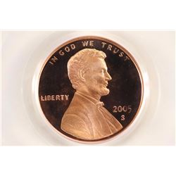 2005-S LINCOLN CENT PCGS PR69RD DCAM