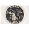 Image 2 : 2004-S SILVER MICHIGAN QUARTER PCGS PR69 DCAM
