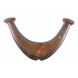 Rare Pre-Historic Knobbed Crescent Bannerstone