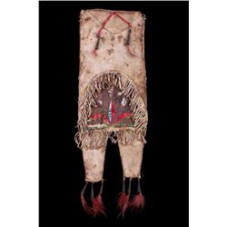 Mandan Quilled Tobacco Pipe Bag circa 1850