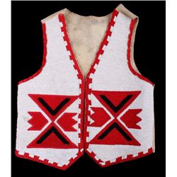 Blackfoot Fully Beaded Vest circa 1910