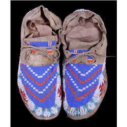 Arapaho Beaded Moccasins circa 1890