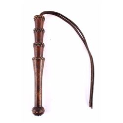 Plains Indian Telescopic Tacked Quirt 19th Century
