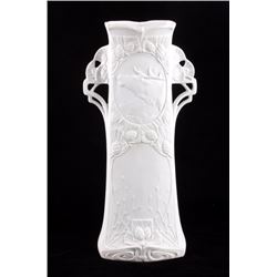 Royal Dux Bohemian Bugling Elk Porcelain Vase