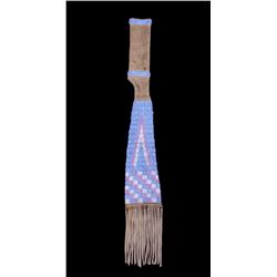 Northern Plains Beaded Tomahawk Drop 19th Century