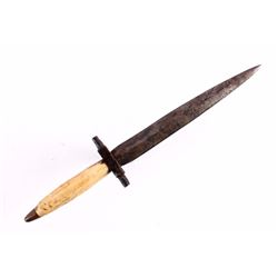 Antique Custom Made File Boot Knife