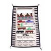 Image 1 : Navajo Pictorial Wool Rug by Irene Begas