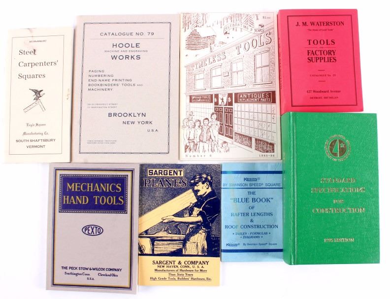 Antique Tool and Carpenter Catalog Collection