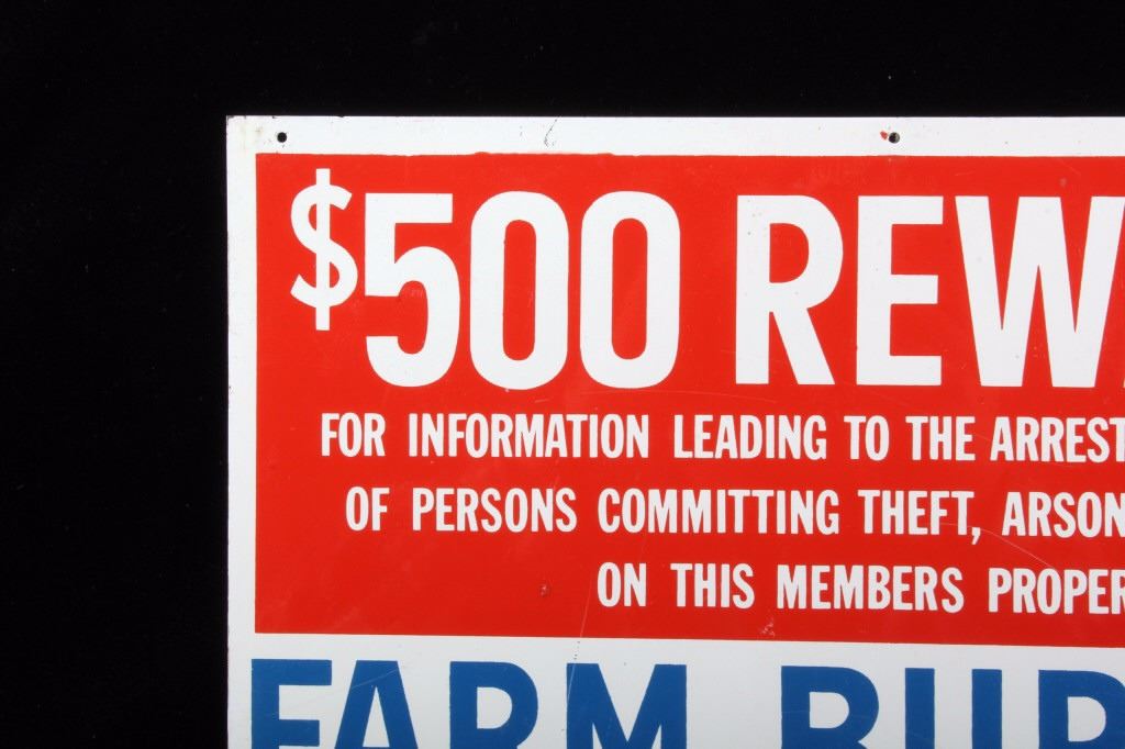 Early Kansas Farm Bureau Member Reward Sign