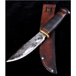 Marbles Hunting Knife With Leather Sheath