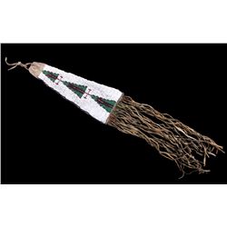 Plains Beaded Pipe Tomahawk Drop circa 1880