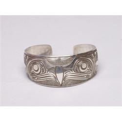 Double Eagle Native Sterling Bracelet