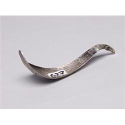 19th C Finely Carved Coin Silver Ladler