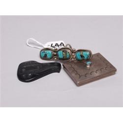 Two Items Navajo & 1 Haida Piece