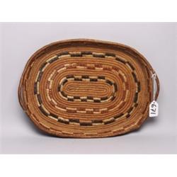 Fine Old Thompson River Coiled Oval Tray