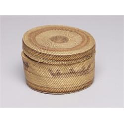 Old Nootka Circular Basket
