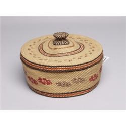 Large Nootka Nob Top Basket