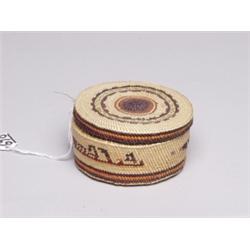 Rare Nootka Circular Steamship Basket