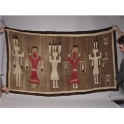Fine Old Navajo Yei-Bu-Chei Rug