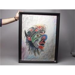 Beau Dick Original Bukwus Painting