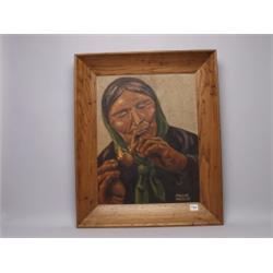 Pauline Wheeler Oil on Panel C. 1940