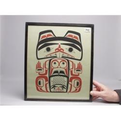 Early Robert Davidson Silkscreen