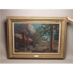 Ernest Tonk American Western Painting