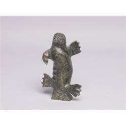 Inuit Soapstone Dancing Sea Lion
