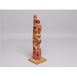 Old North West Painted Totem