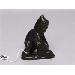 Fine Inuit Soapstone Sculpture of a Hunter