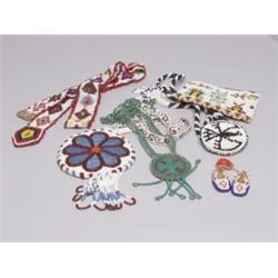 Six Old Beadwork Items