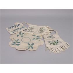 Four Items Old Athabaskan Embroidery