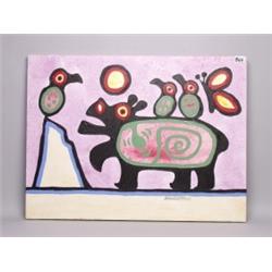 Donald Peters Painting on Canvas