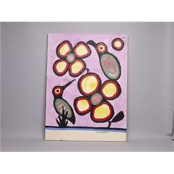 Donald Peters Pinting on Canvas