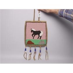 Nez Perce Beaded Flat Bag