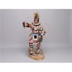 Signed Hopi Dancer Carving