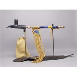 Argilite Pipe Signed G.W.G.  2001