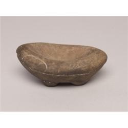 Ancient Salish Ceremonial Stone Frog Bowl