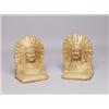 Image 1 : Pr Old Indian Head Cast Iron Bookends