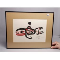 Silkscreen of Whale Artist's Proof